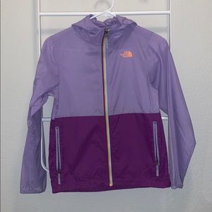 Girls North Face Windbreaker